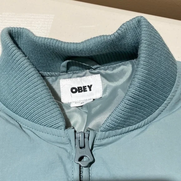 Obey Women’s  Puffer Jacket Dolls Kill Leaf Dion XS Winter Jacket Cabincore - Picture 15 of 15